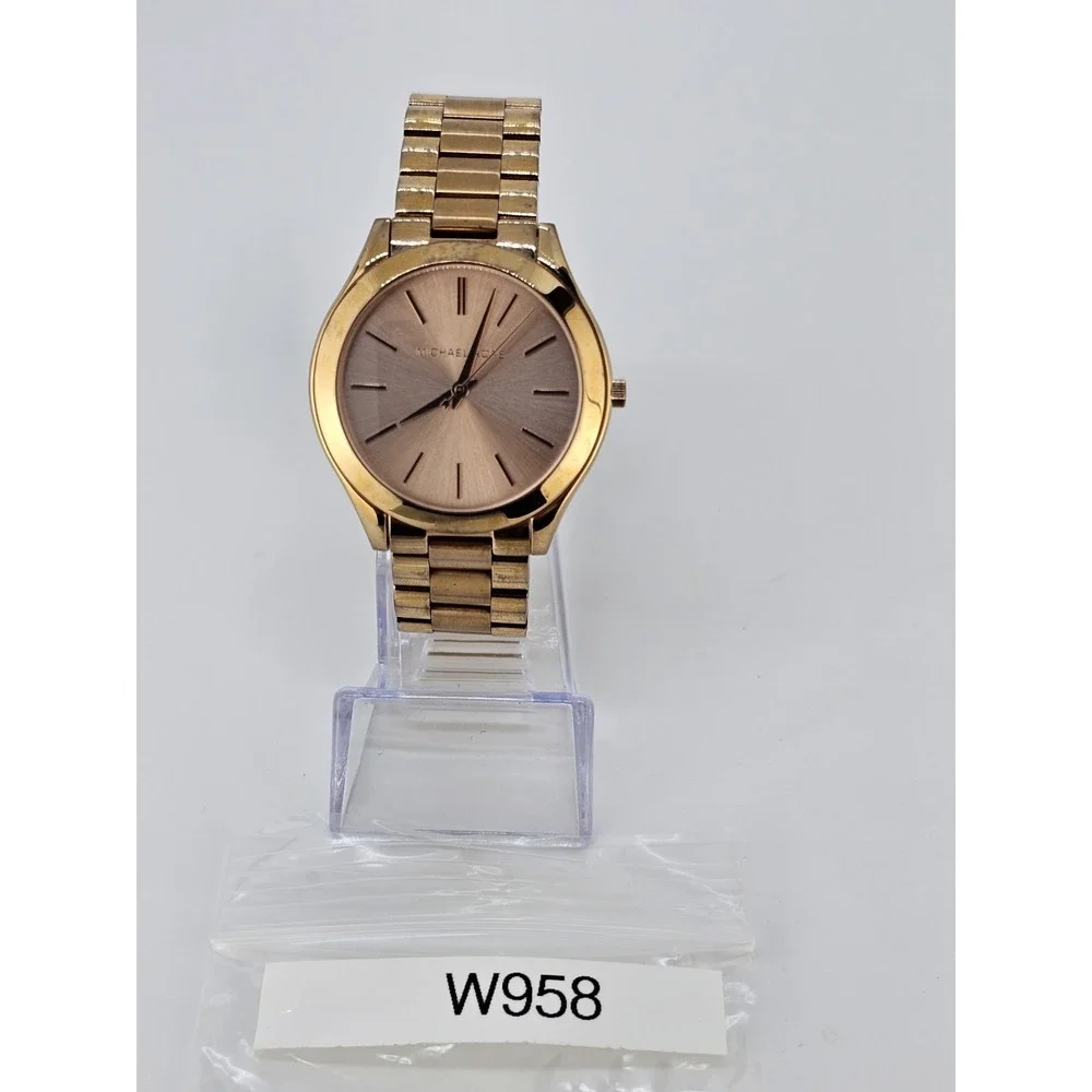 Michael Kors Women's Watch 42MM Rose Gold Dial Rose Gold Bands‎ 7